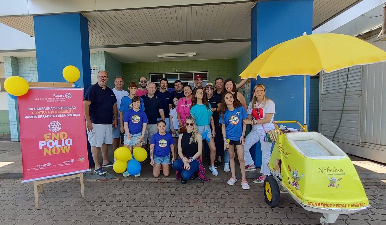 End poli now com Rotary Club de São José do Rio Preto Palácio das Águas