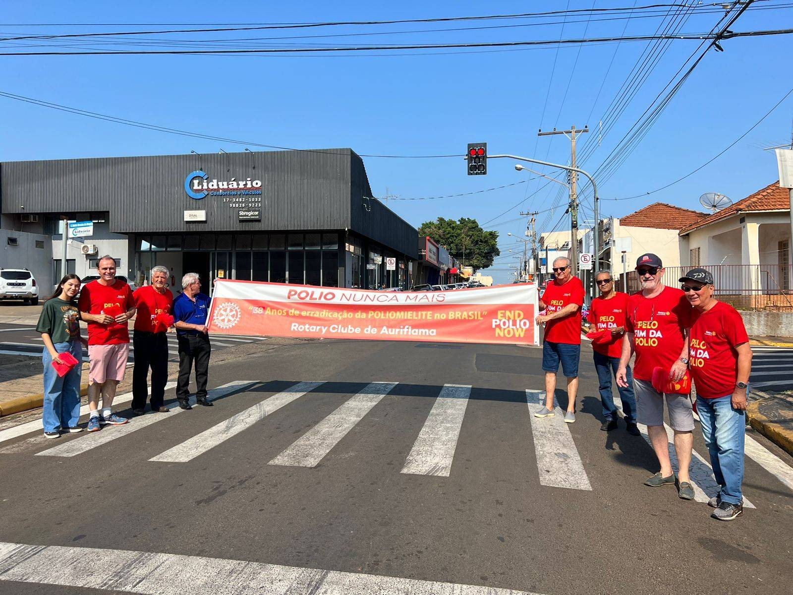 Pedágio da Pólio com Rotary Club de Auriflama