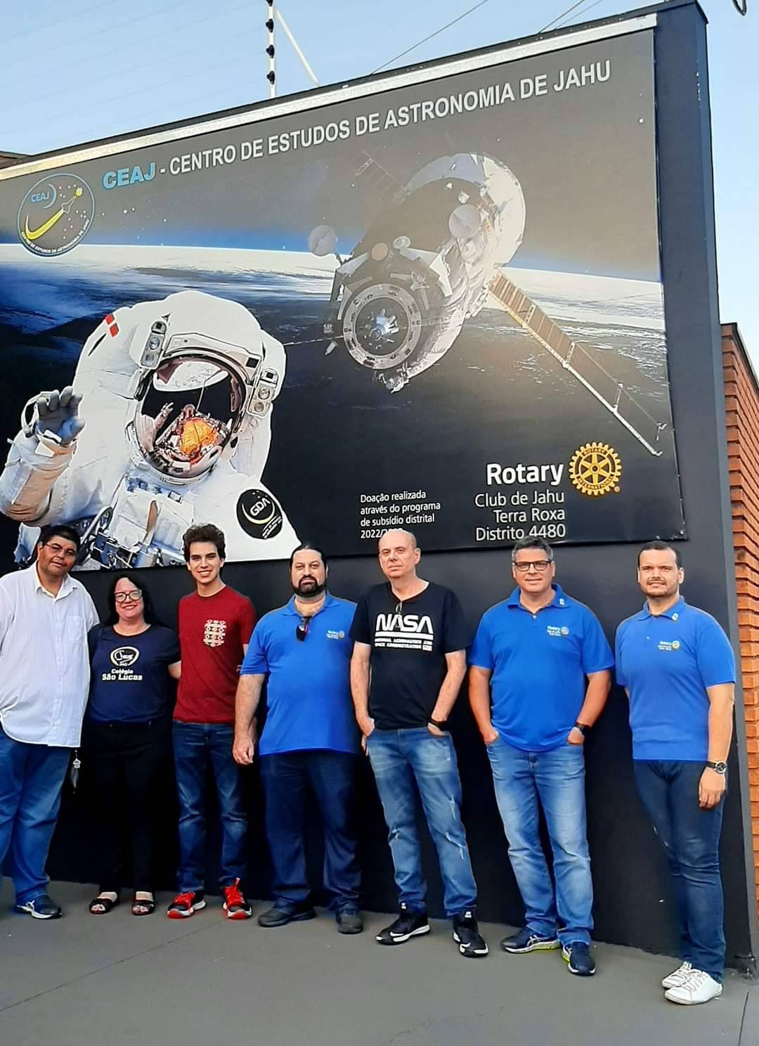 Doação do Rotary Club de Jahu Terra Roxa para o Centro de Astronomia de Jahu