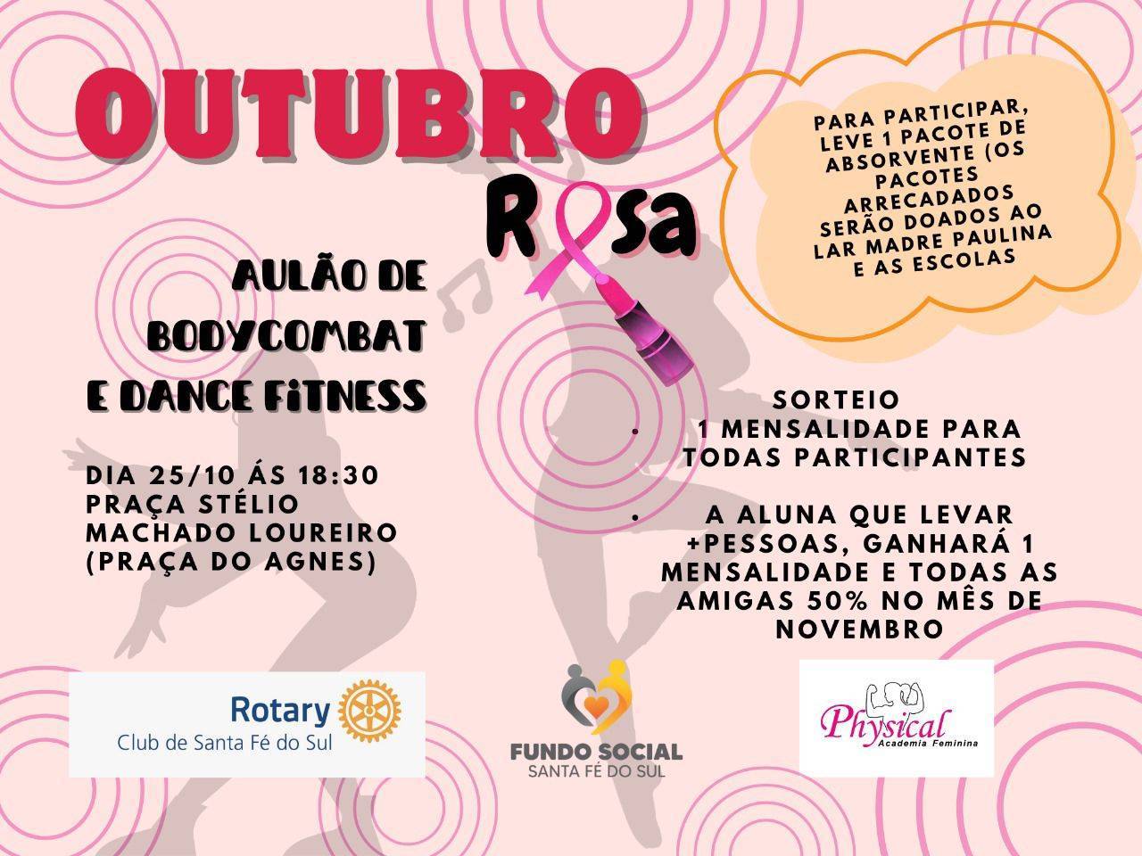 Outubro Rosa com Rotary Club de Santa Fé do Sul