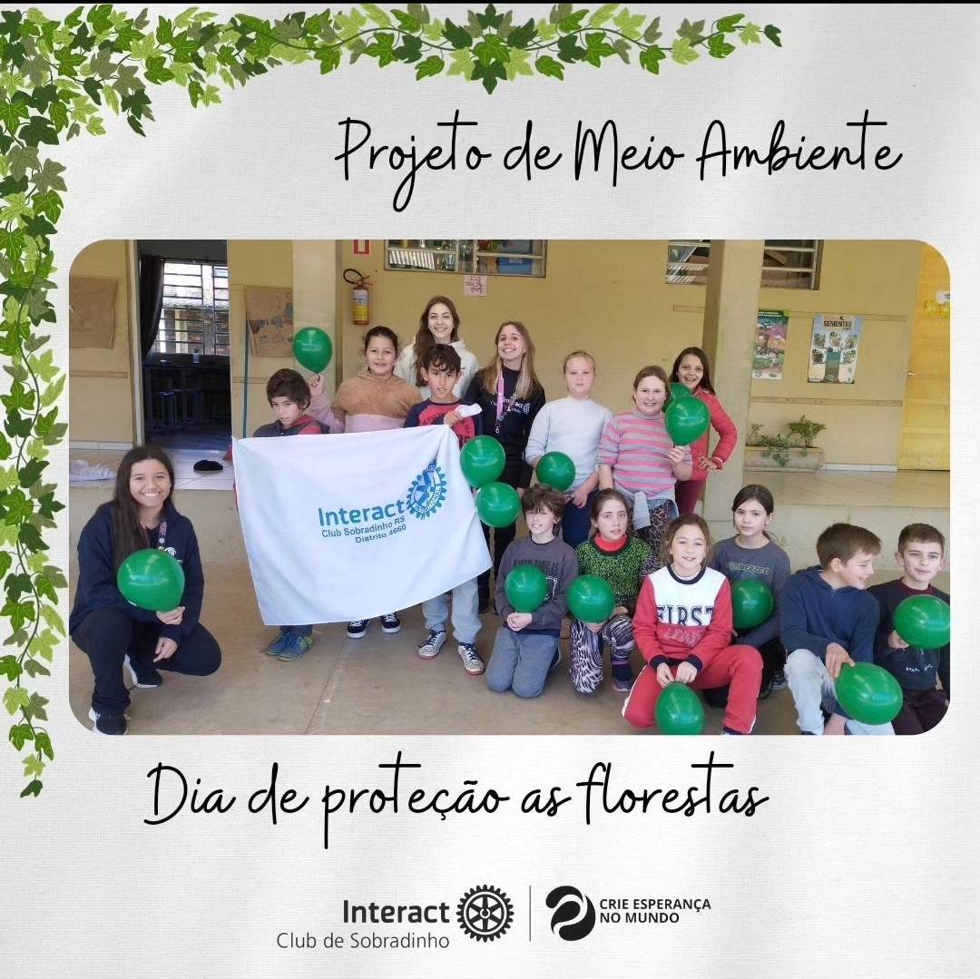 Projeto sobre as árvores - meio ambiente 