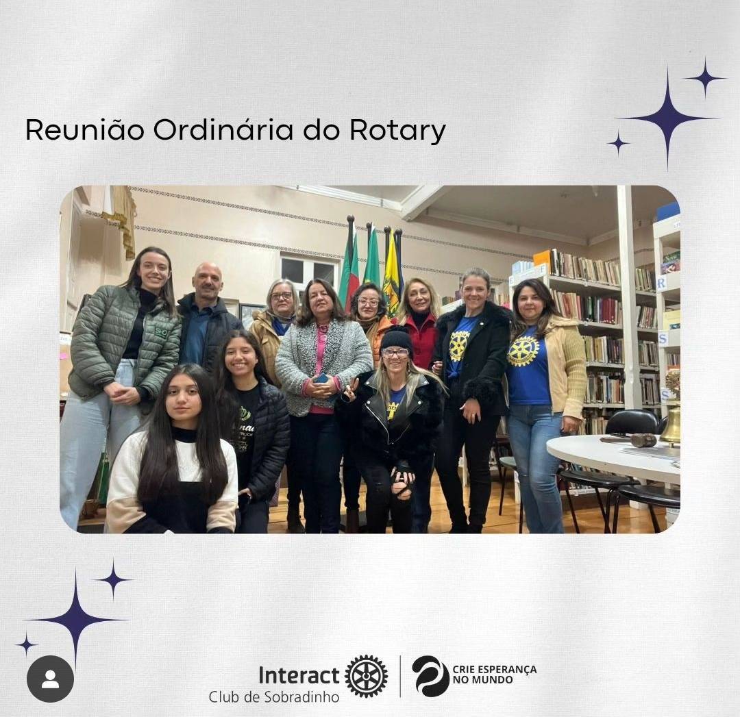 Reunião com o Rotary 