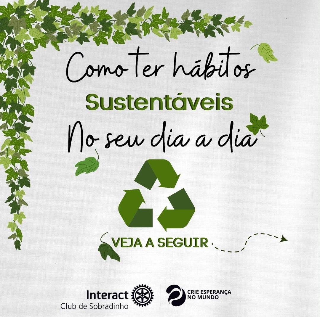 Hábitos sustentáveis 