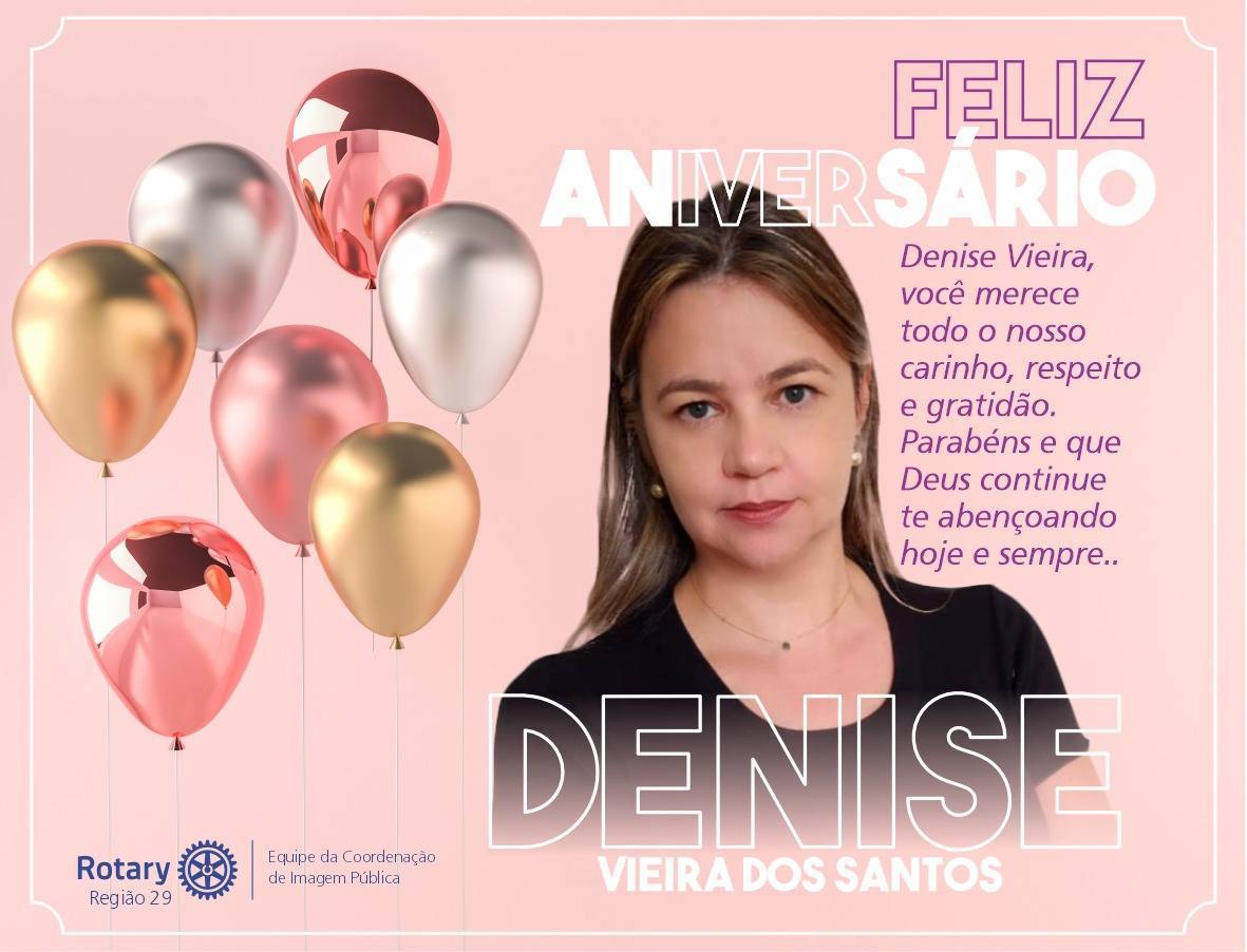 Parabéns Denise Vieira Dos Santos