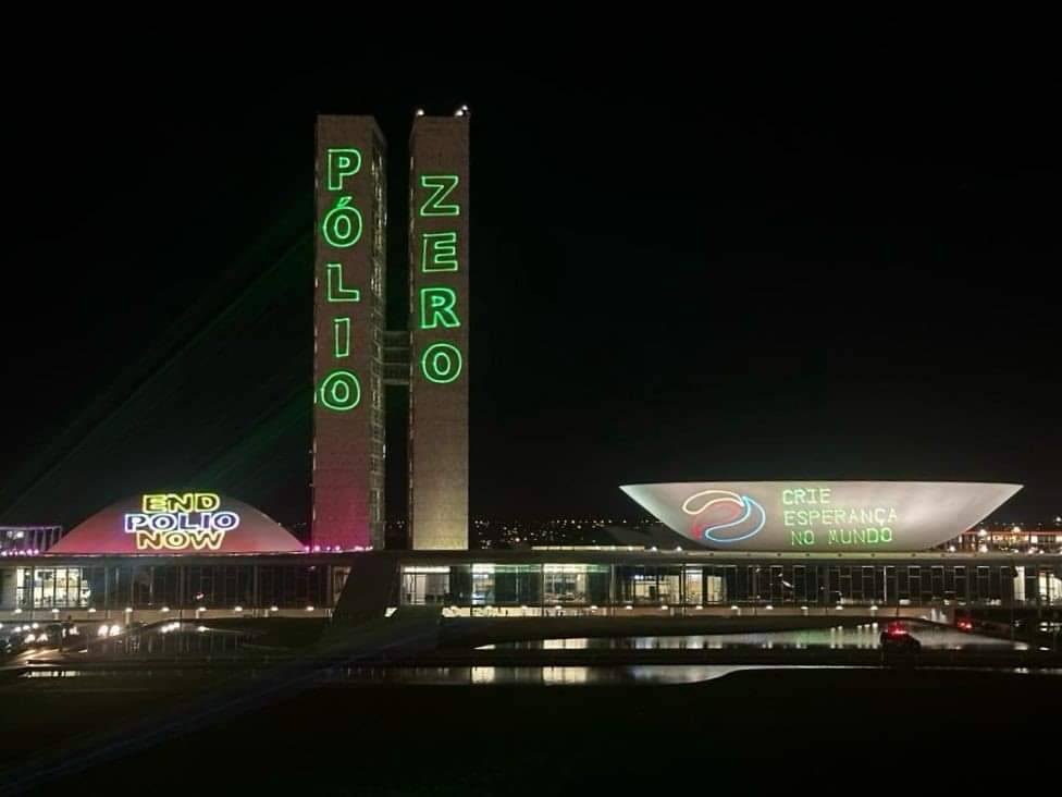 Congresso Nacional Iluminado no Combate à Pólio