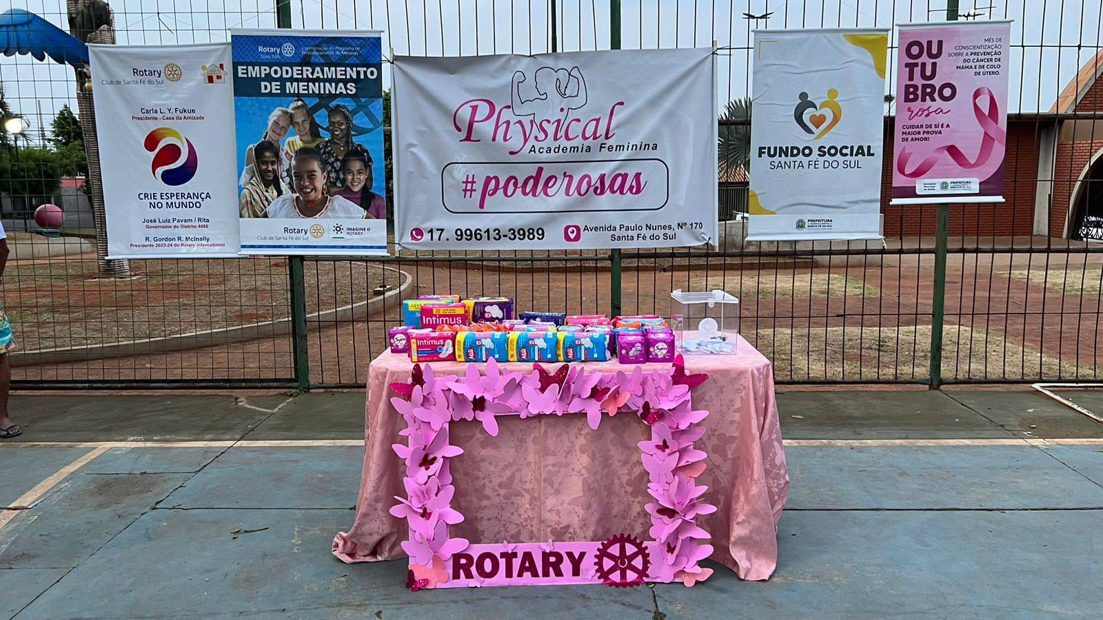 Arrecadação de absorventes