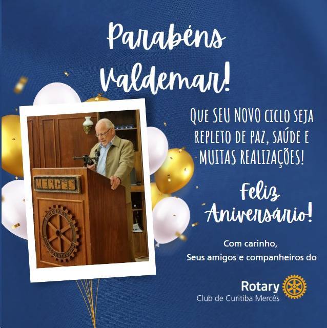 PARABÉNS COMP. VALDEMAR