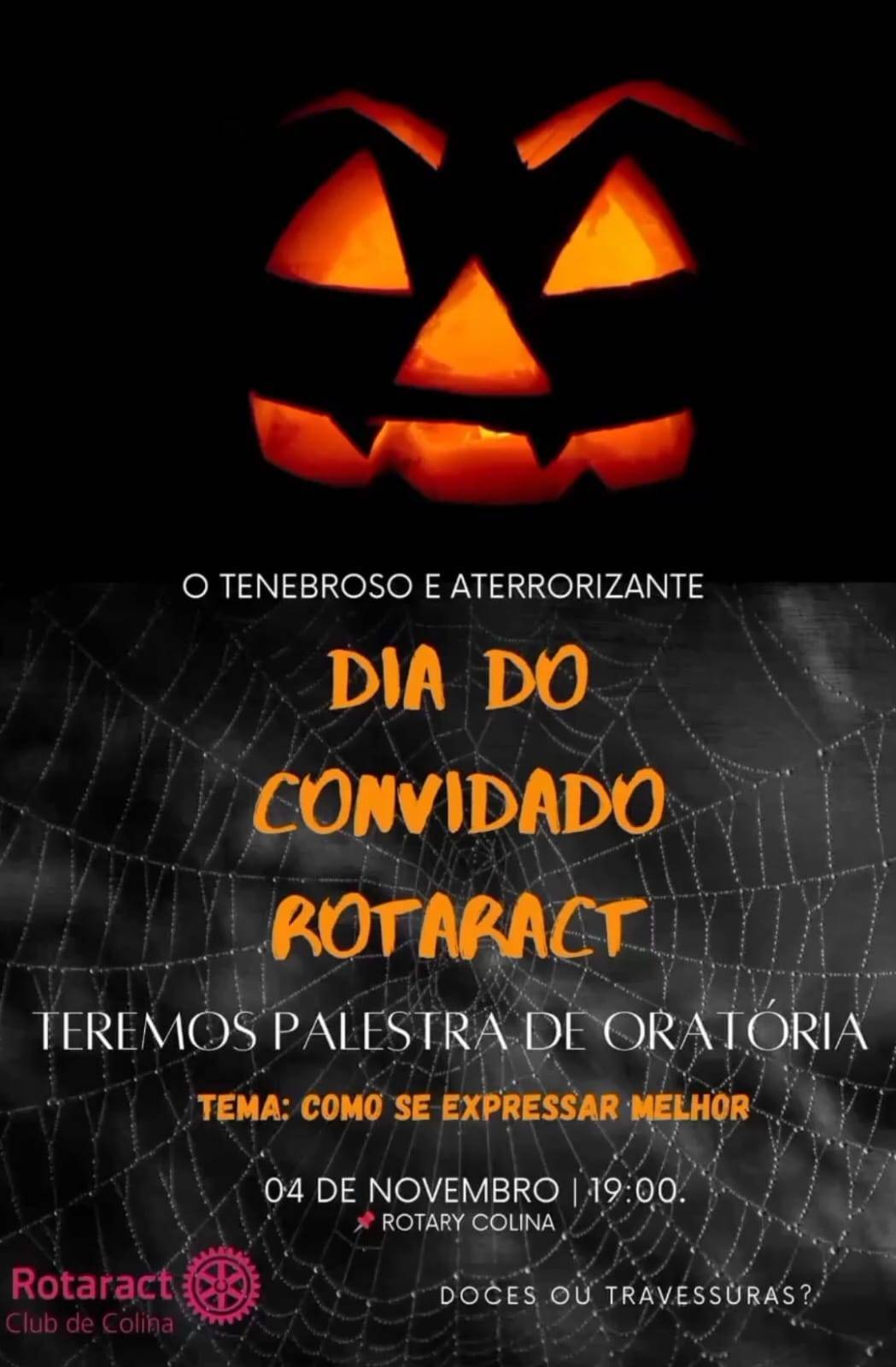 Palestra "aterrorizante" sobre oratória pelo Rotaract Club de Colina