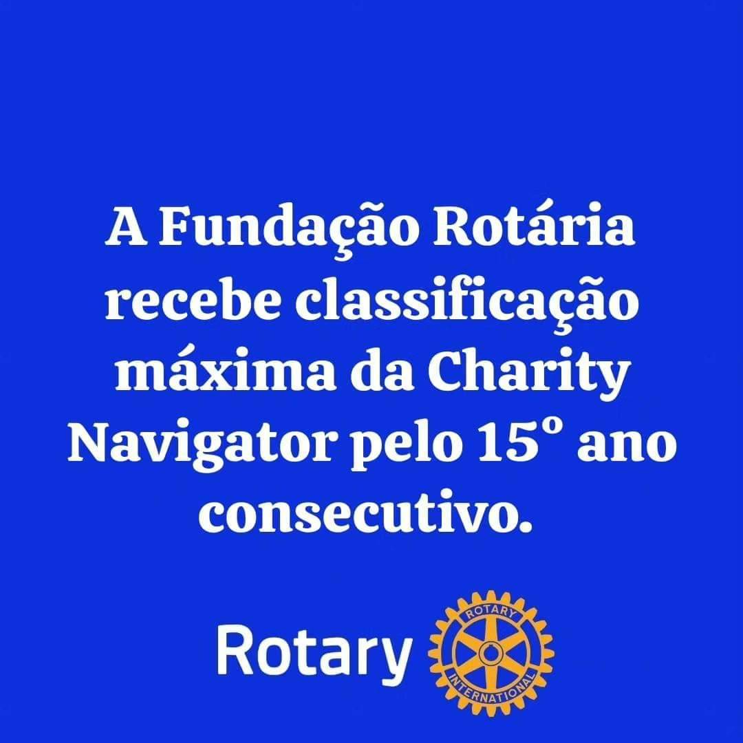 Fundação Rotária Recebe Classificação Máxima da Charity Navigator 