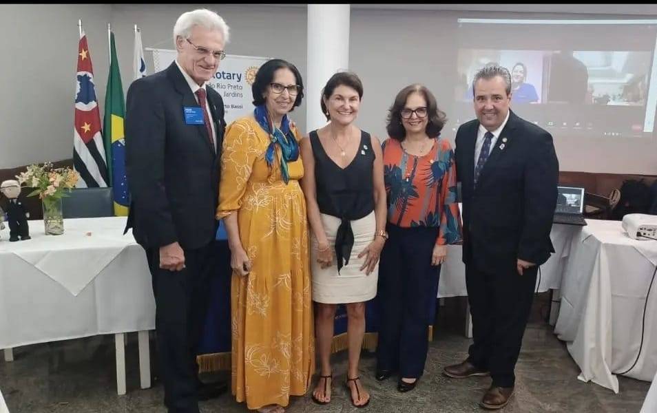 ntrega de título Paul Harris ao empresário e rotariano Geraldo Hakme