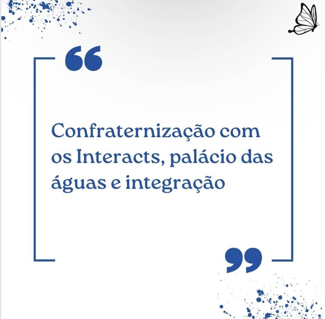Confraternização entre os Interact Clubs de Rio Preto no 3º dia da SMI