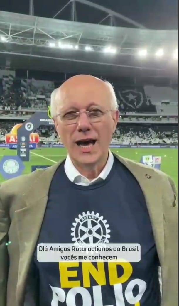 Mario Cesar participa de iniciativa do Rotaract junto à CBF