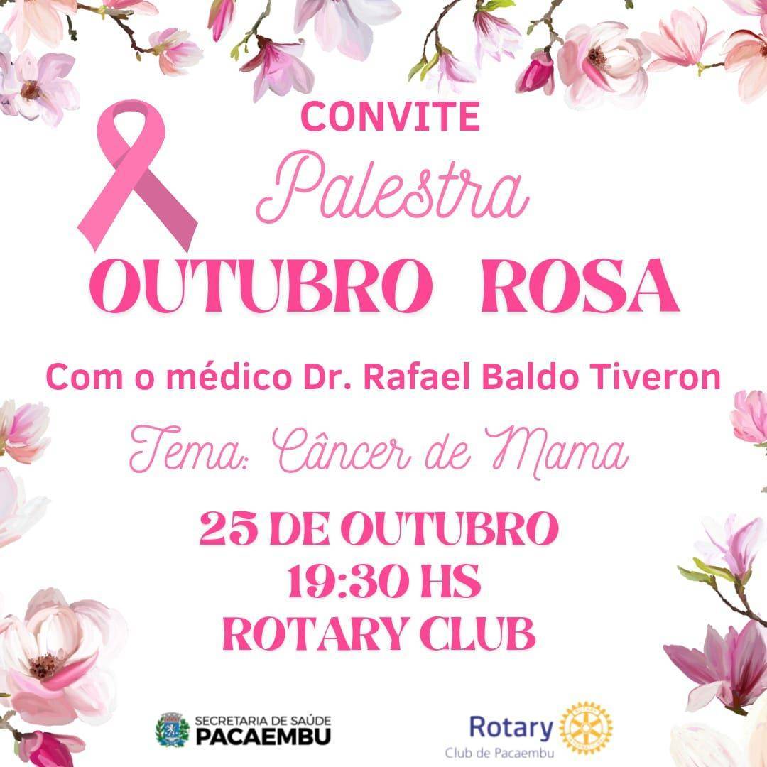 Que não somente o outubro seja rosa, mas todos os dias seja um ato de cuidar de si❗️