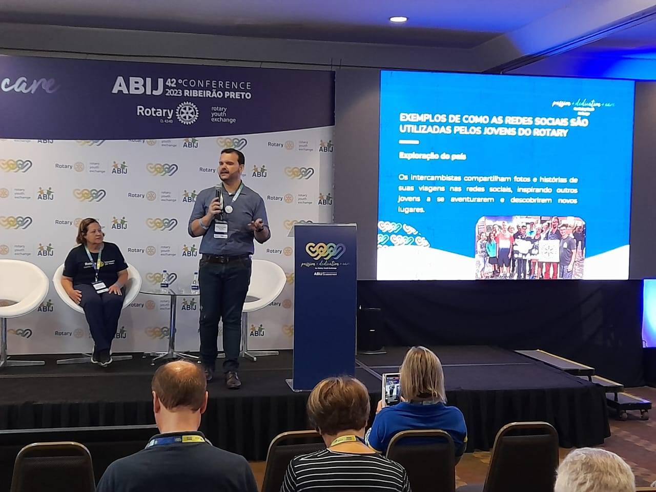 Apresentação da equipe distrital na ABIJ