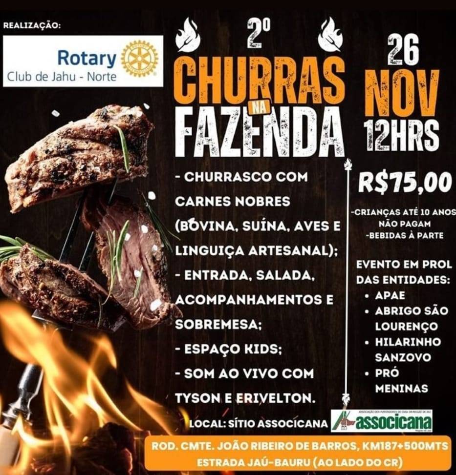 2º Churras na Fazenda em Jaú