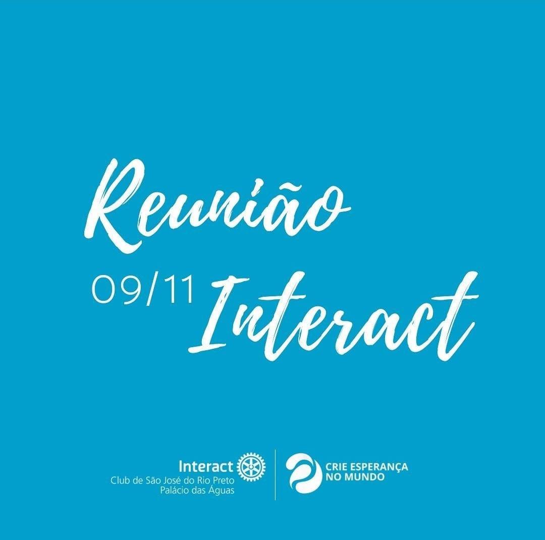 Reunião Interact Club de São José do Rio Preto - Palácio das Águas