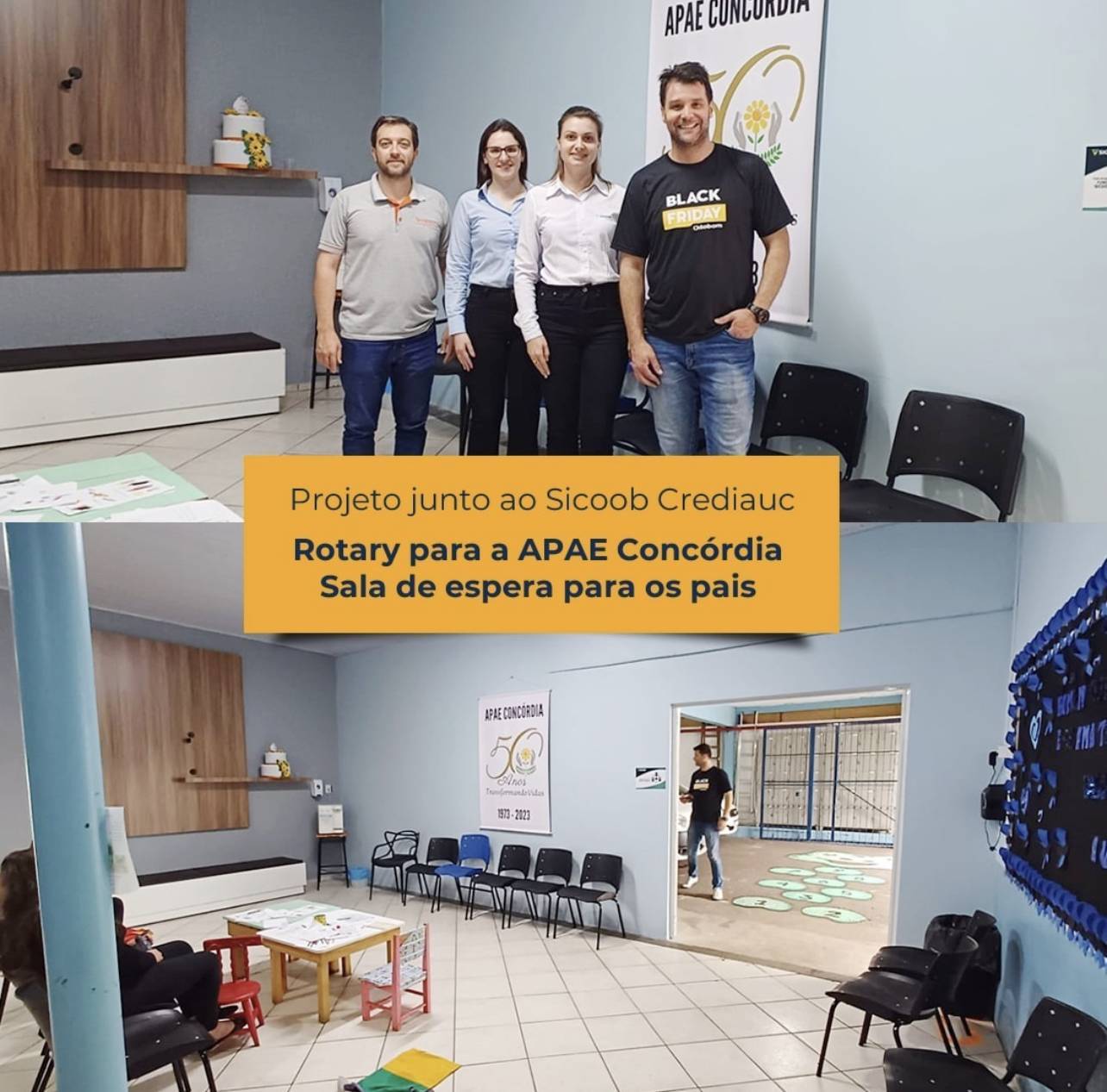 Sala de espera da APAE