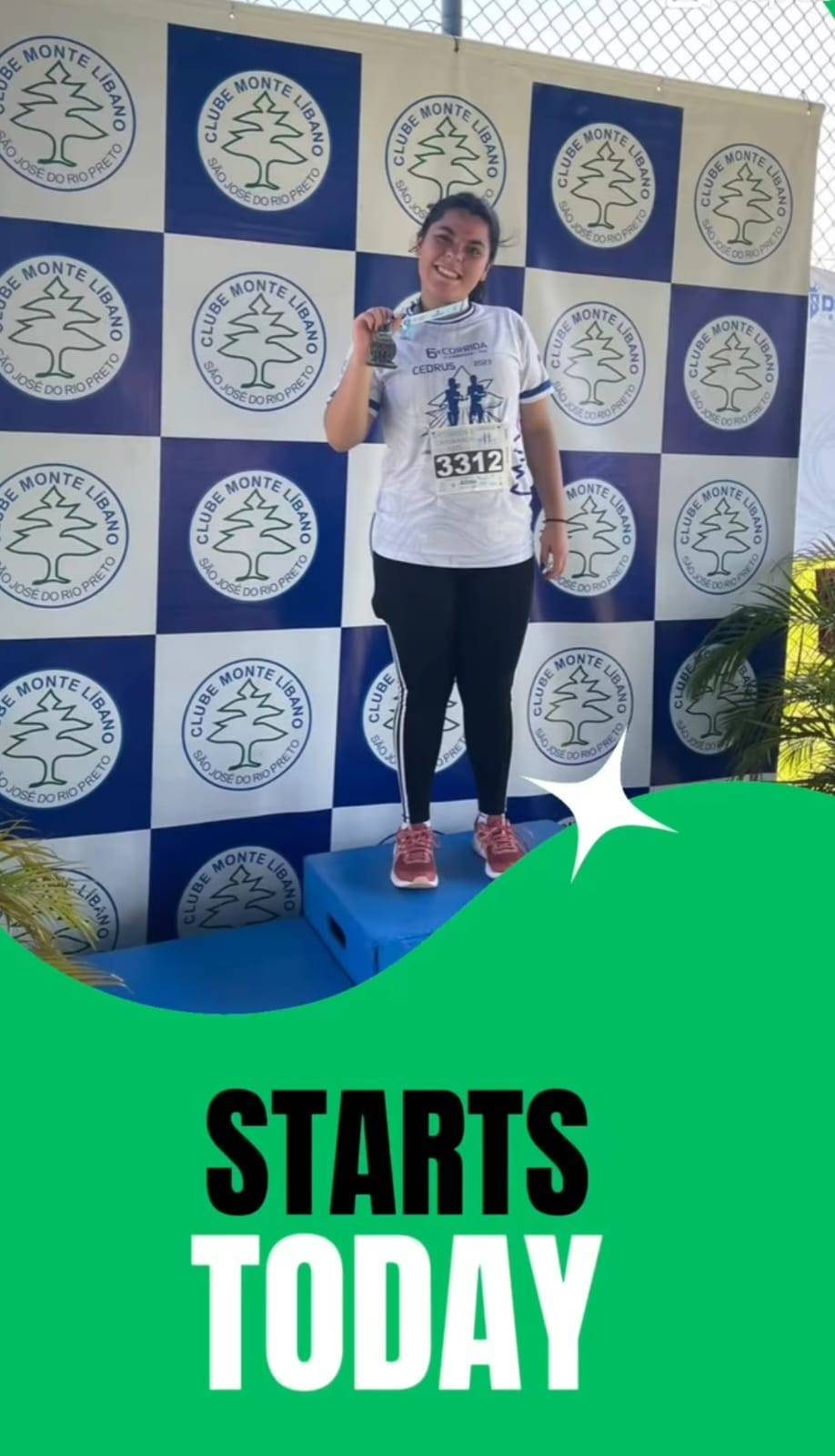 Intercambista participa de sua primeira corrida no Brasil