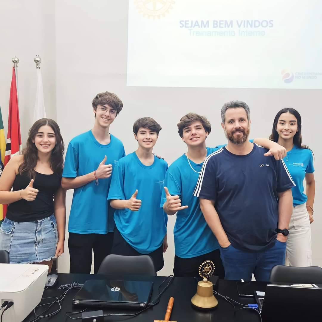 Treinamento interno no Interact Club de São José do rio Preto - Palácio das Águas aos candidatos a novos sócios