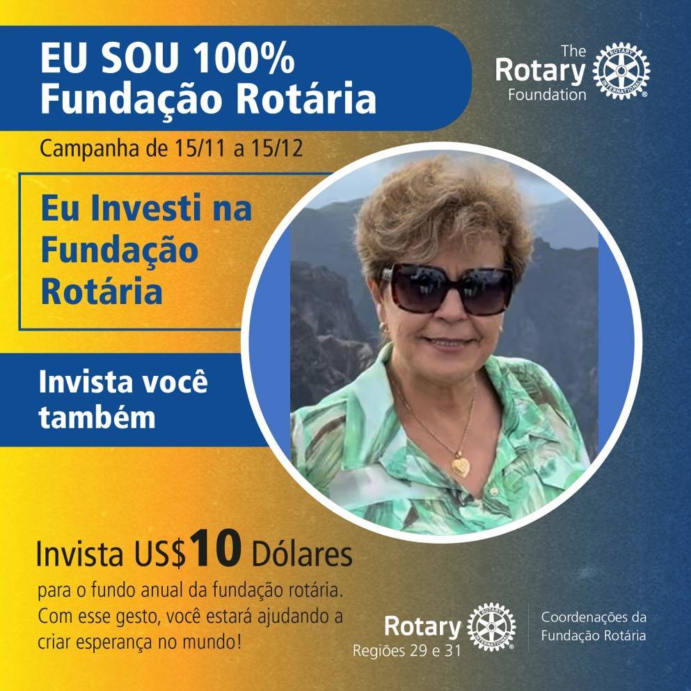 Sou 100% Fundação Rotária 