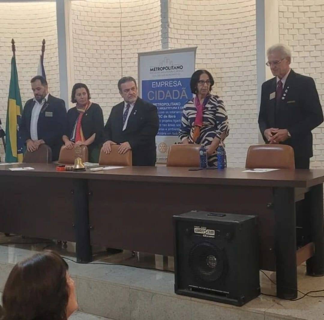 Rotary de Ibirá recebe o Casal Governador