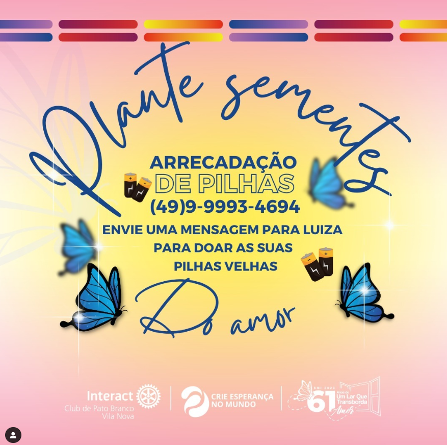 arte postada na rede social instagram