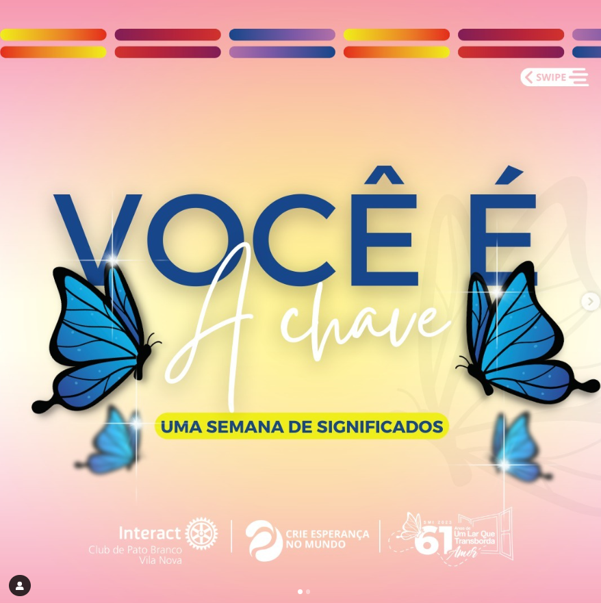 arte postada  na rede social