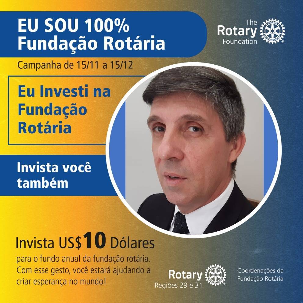 Sou 100% Fundação Rotária 