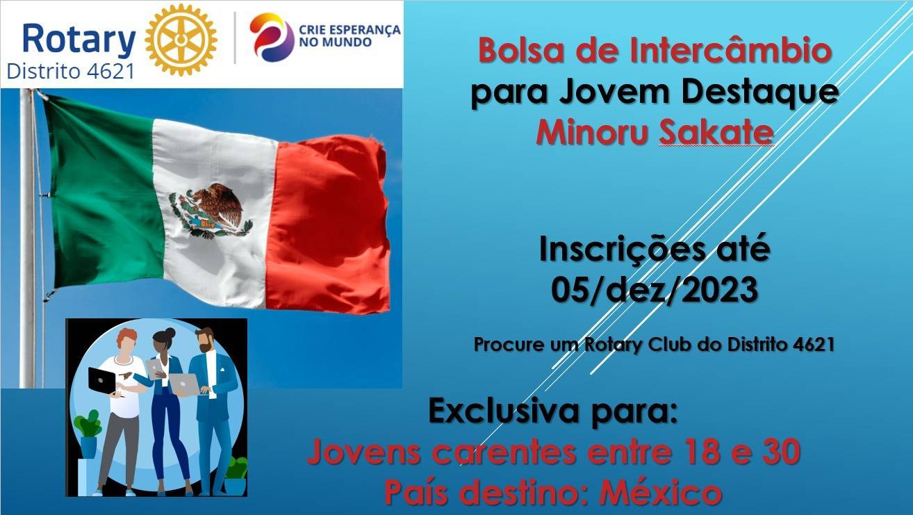 BOLSA DE INTERCÂMBIO DE NOVAS GERAÇÕES “BOLSA MINORU SAKATE PARA JOVEM DESTAQUE”