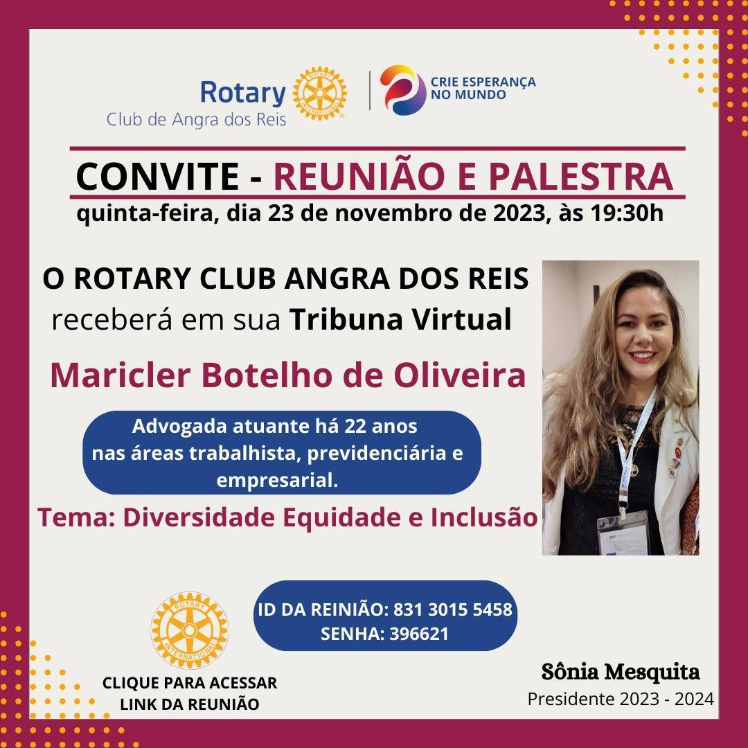 Advogada Mauricler Botelho de Oliveira apresenta palestra sobre Diversidade, Equidade e Inclusão