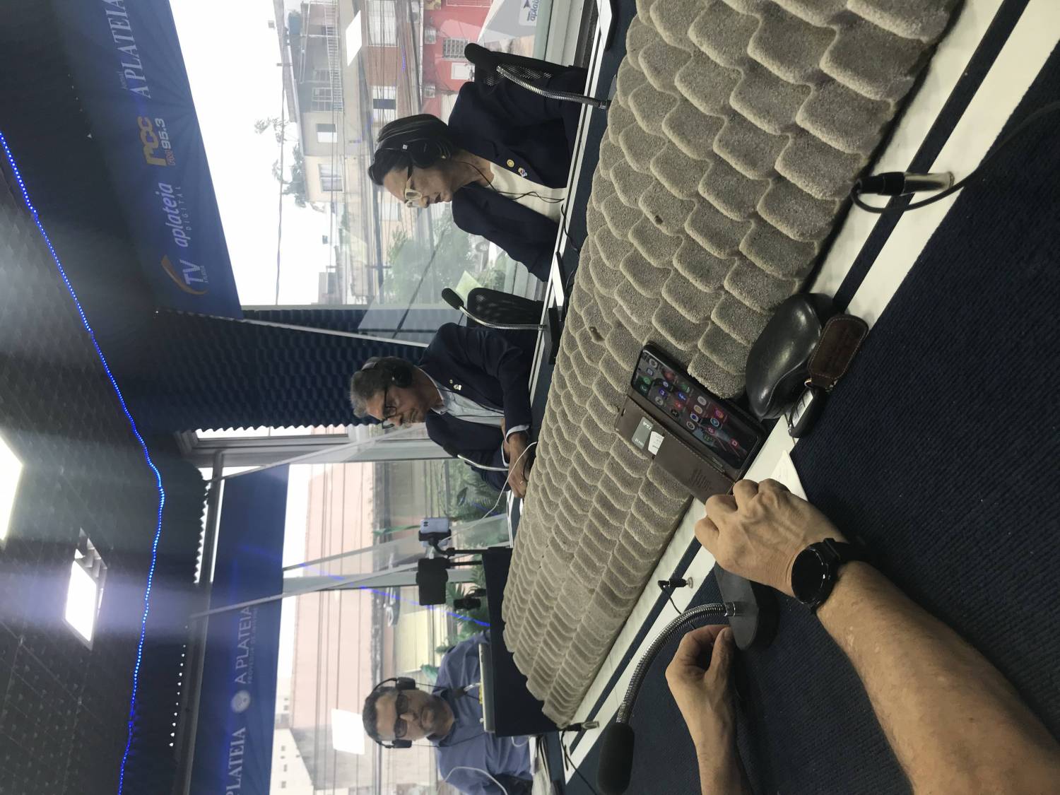 Governador Saucedo participa do Programa Fim de Tarde na Rádio RCC.