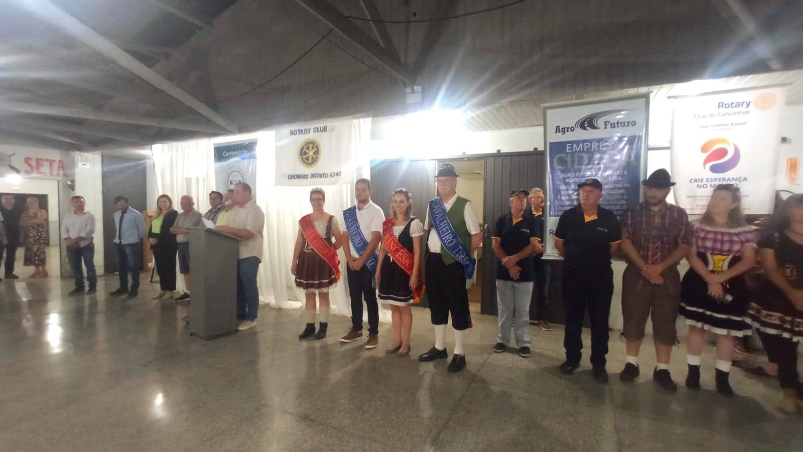 Abertura da Festa do Tiro da SBO e do Jantar Típico Alemão do Rotary Club de Canoinhas