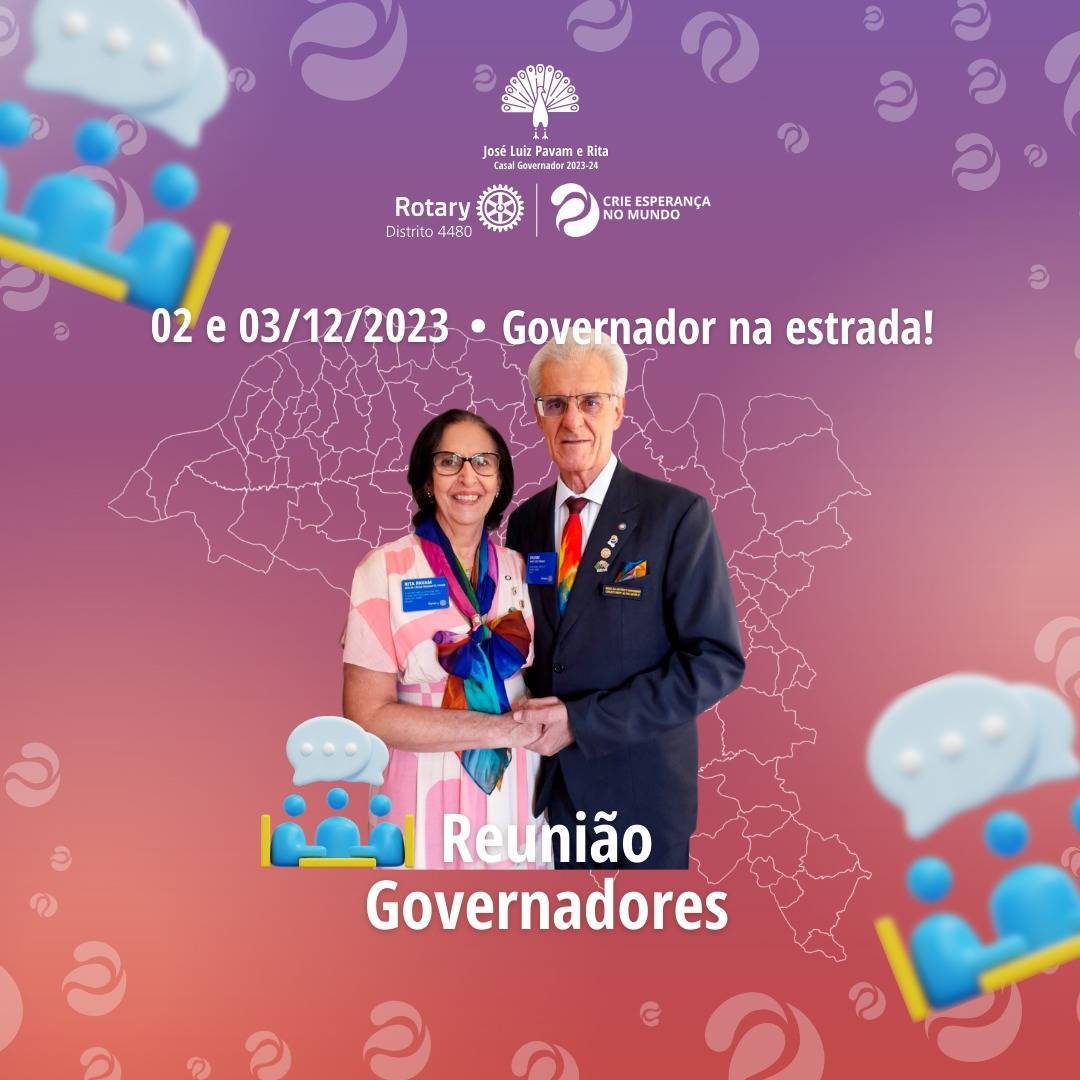 Dias 2 e 3 de Dezembro ocorre a Reunião dos Governadores