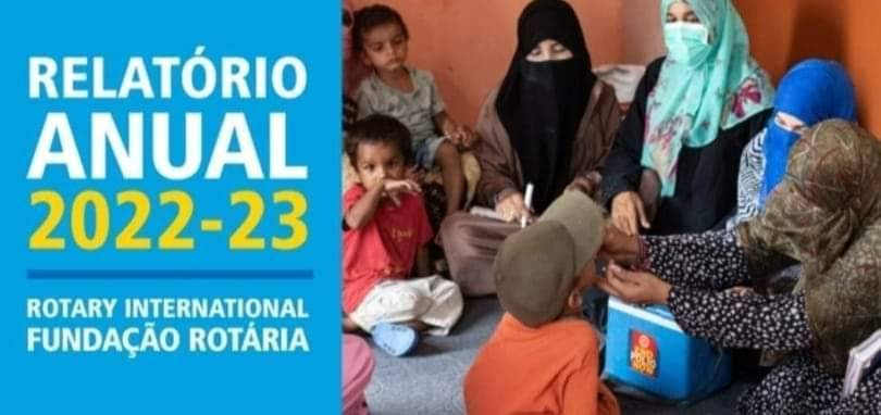 Relatório anual 22-23 do Rotary Internacional e Fundação Rotária