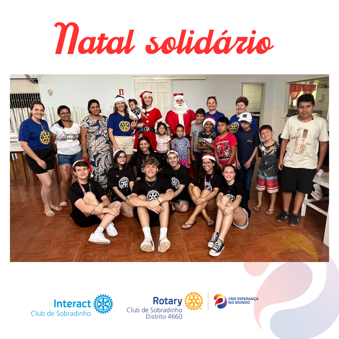 No dia 03/12 realizamos o natal solidário no município de segredo, o qual levamos presentes, lanche e o papai Noel às crianças !!