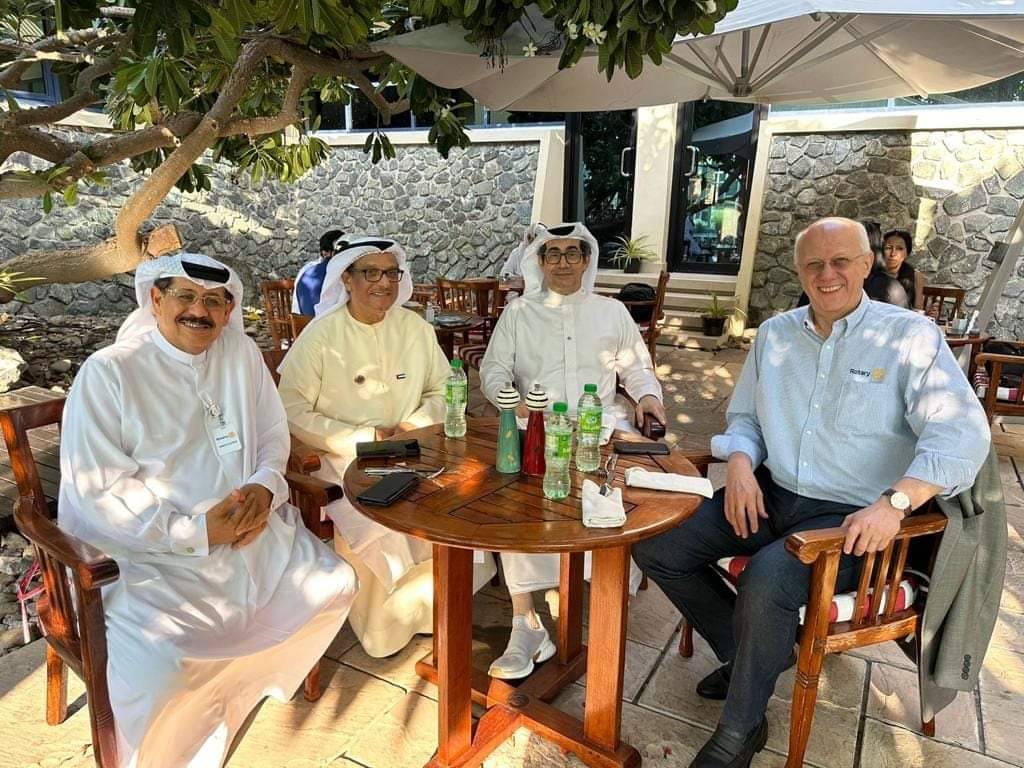 Presença do Presidente 25-26 do Rotary Internacional na COP28