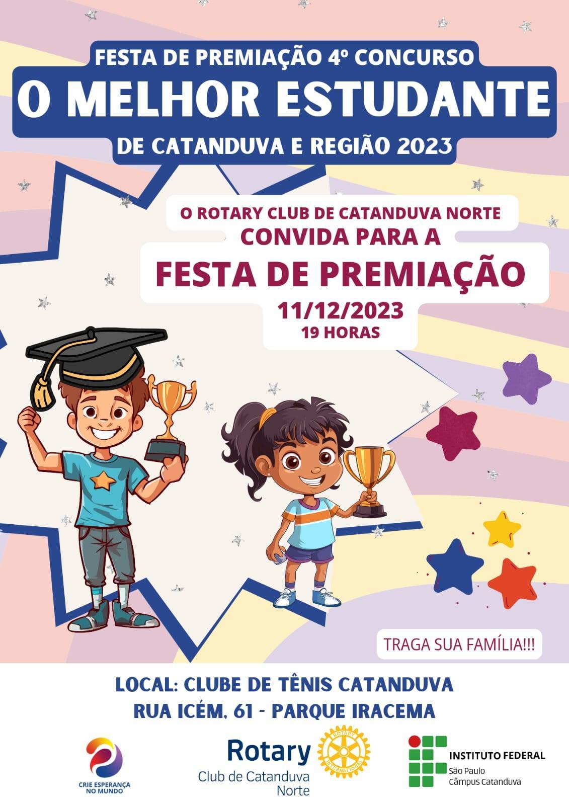  Festa de premiação 4º concurso melhor estudante de Catanduva e Região 2023