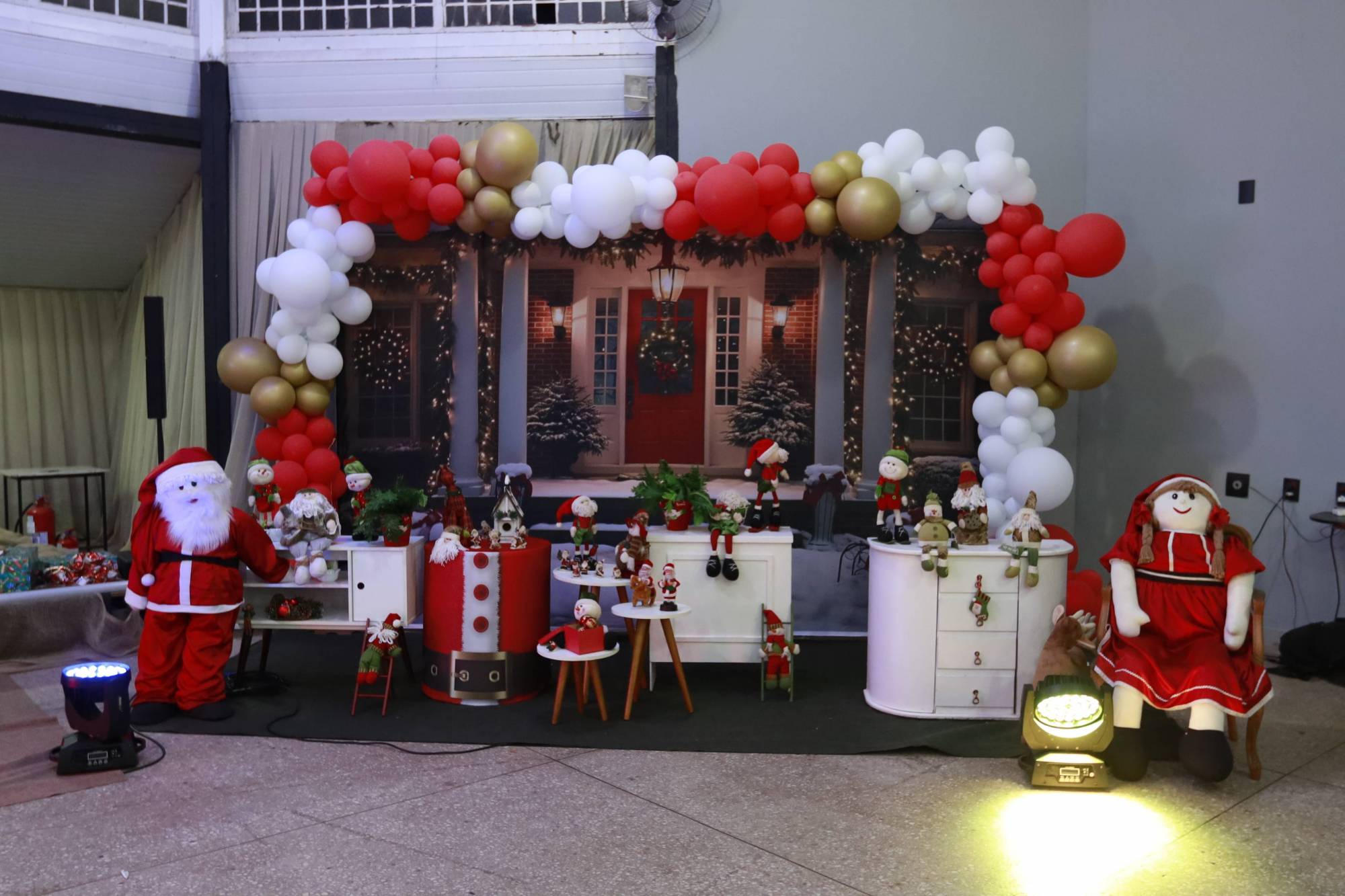 Decoração do Local para o Papai Noel