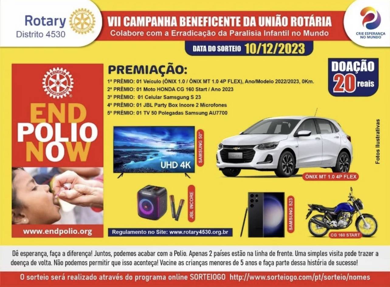 VII CAMPANHA BENEFICENTE DA UNIÃO ROTÁRIA 