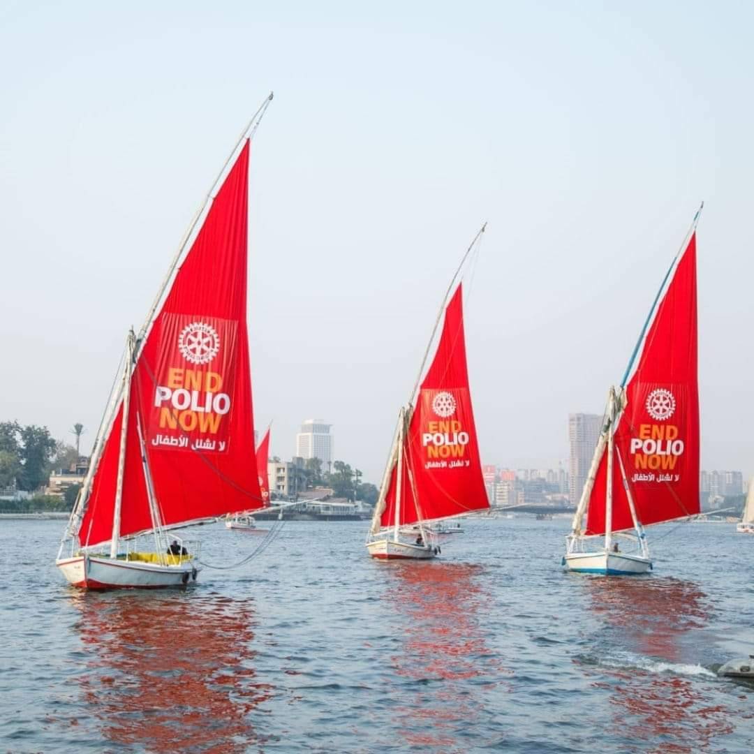 Comboio pelo Fim da Pólio no Nilo