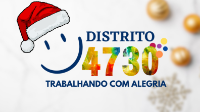 O lema distrital já está no clima natalino!