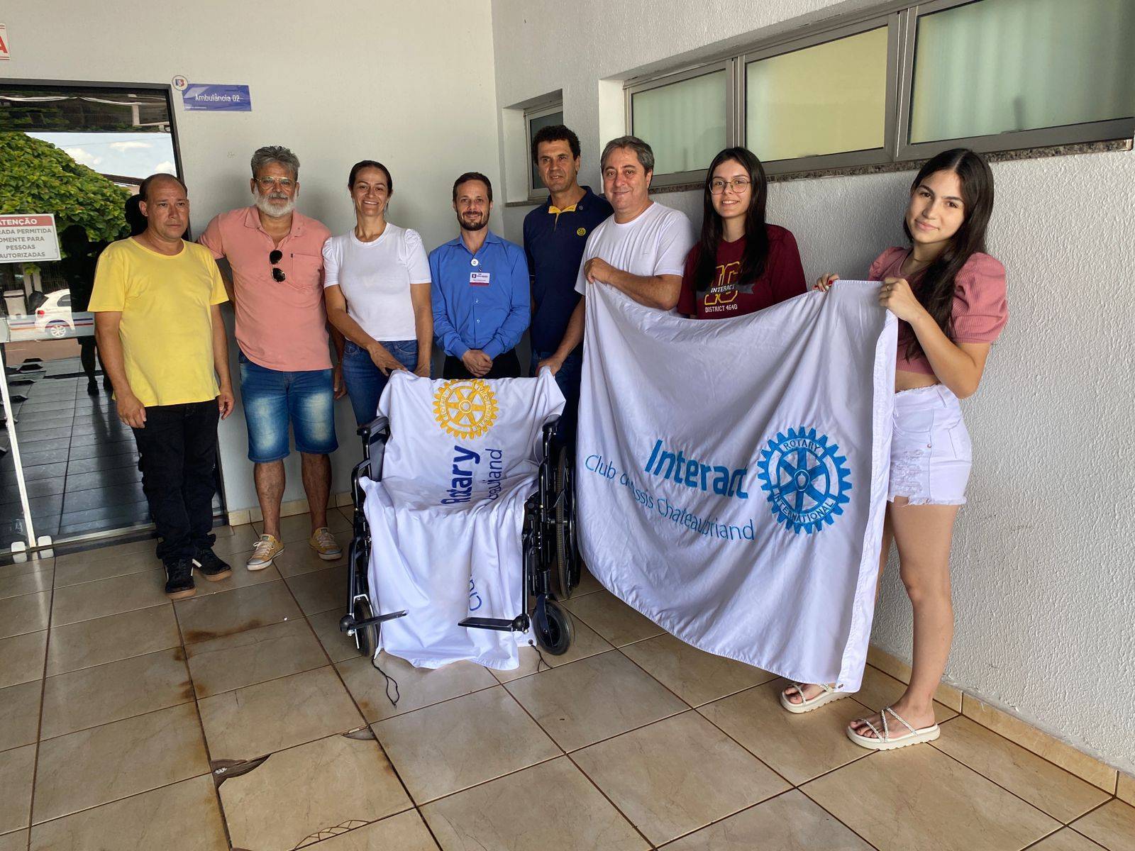 Entrega da Cadeiras de Rodas do Pia Pau