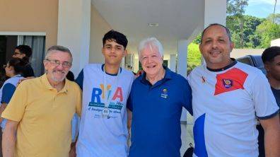 Claudio Ribeiro, Jefferson Moreira, Gov. Pedro Dalbone e Rodolfo Oliveira.