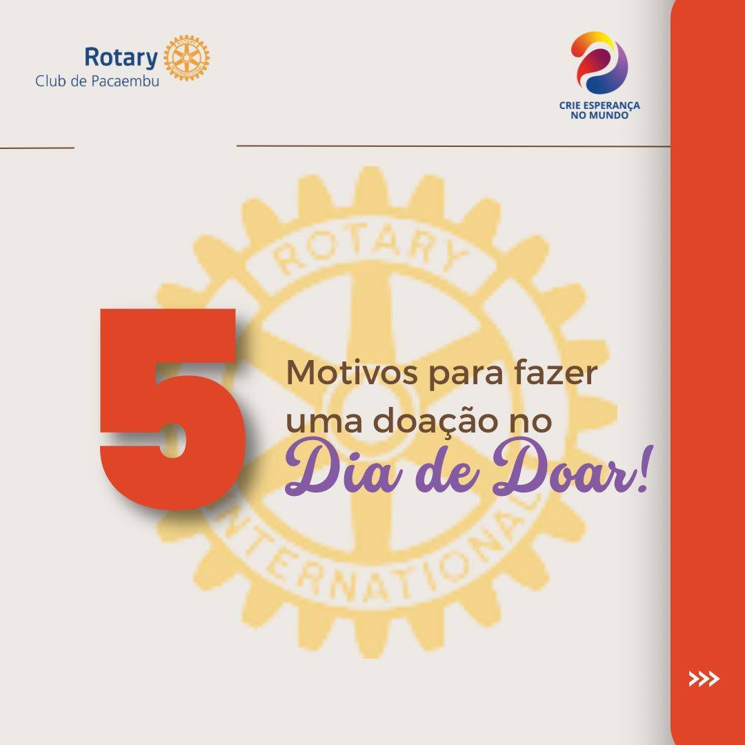 Dia de Doar: 28/11/2023 🪙