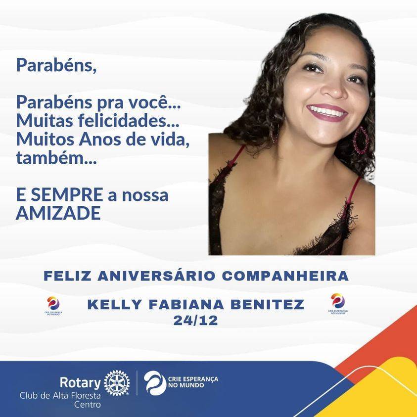O Feliz dia hoje e da nossa companheira @kelly.benitez.372 Que esse dia seja sempre especial. Desejamos a vc companheira um feliz aniversário e tudo de bom.