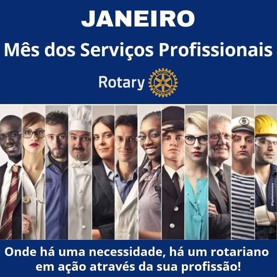 Ação rotária na sua profissão