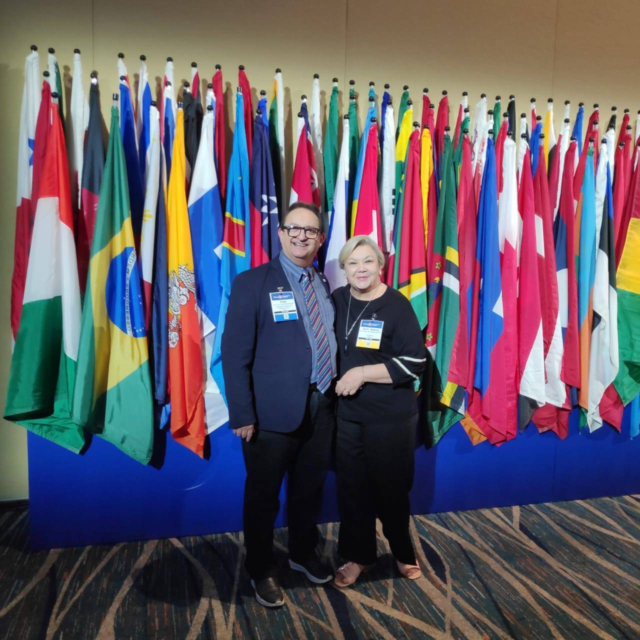 Presença do Casal Gov. no segundo dia de Assembleia Internacional