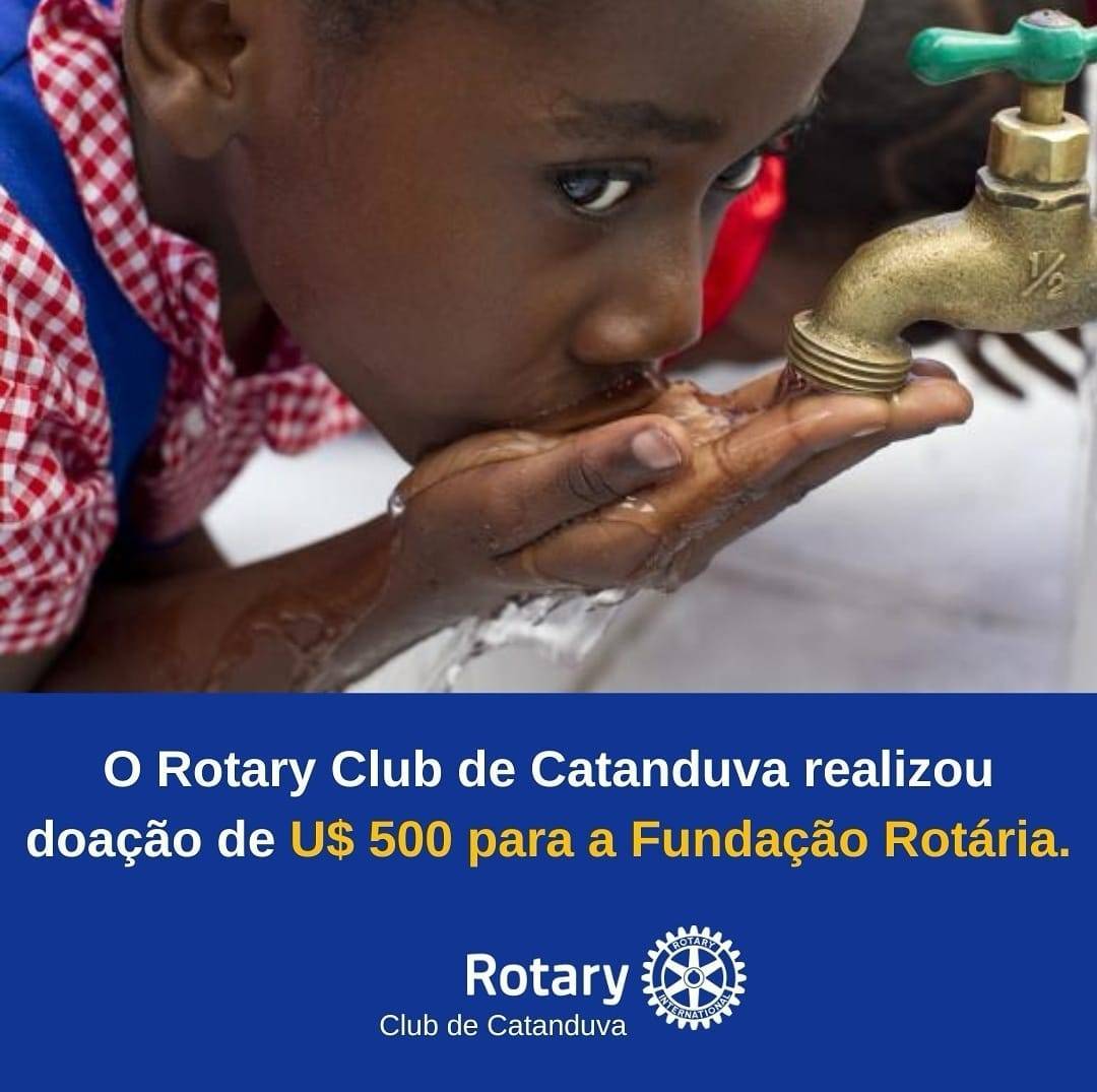 Doação RC de Catanduva para Fundação Rotária 