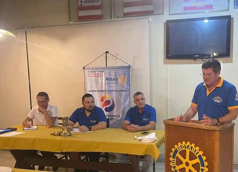 Primeira reunião ordinária do Rotary Club de Lins