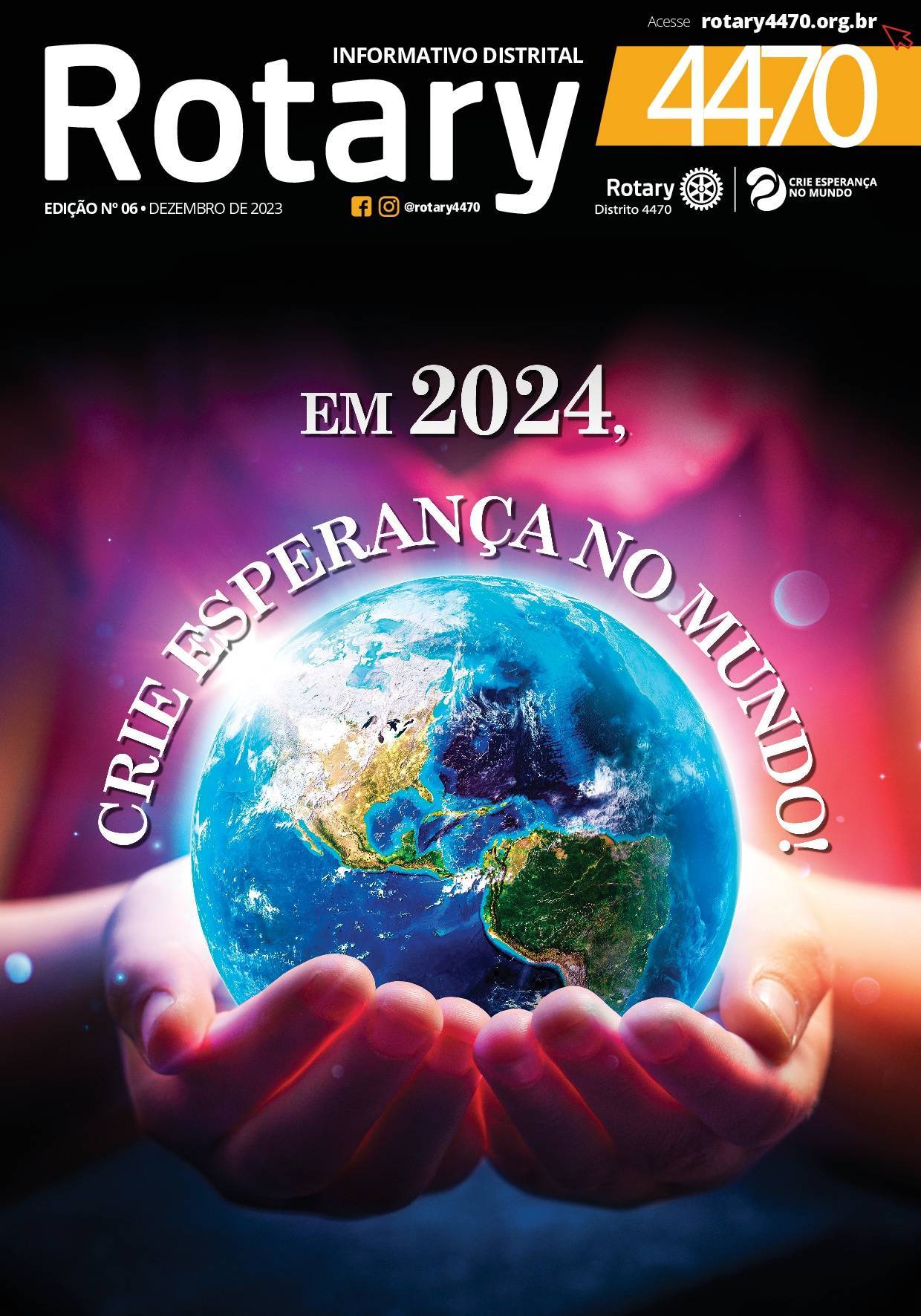 Informativo Rotário de DEZEMBRO/2023 - Numero 06 - Carta Mensal